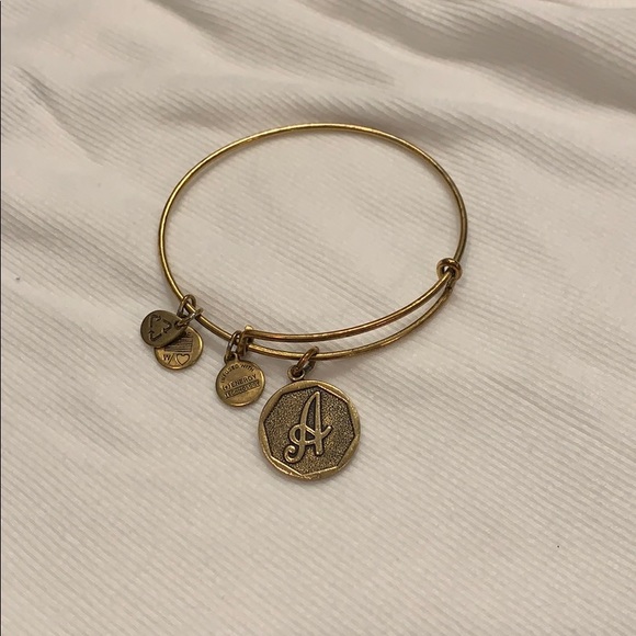 Alex and Ani Monogram A Bangle - Picture 3 of 4